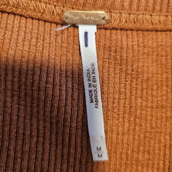 Free people cropped ribbed tank top new sz M - Picture 2 of 11